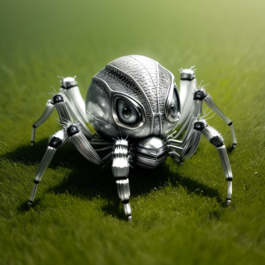 00192-2647495668-a silvercarvingcd-(spider_1.3), cute, , silvercarvingcd with shiny, no humans, high quality, masterpiece, realistic, photorealis.png